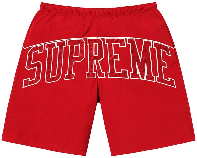 Supreme Arc Water Short Red