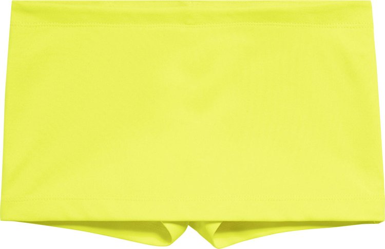 Balenciaga Mini Cycling Skirt Fluorescent Yellow