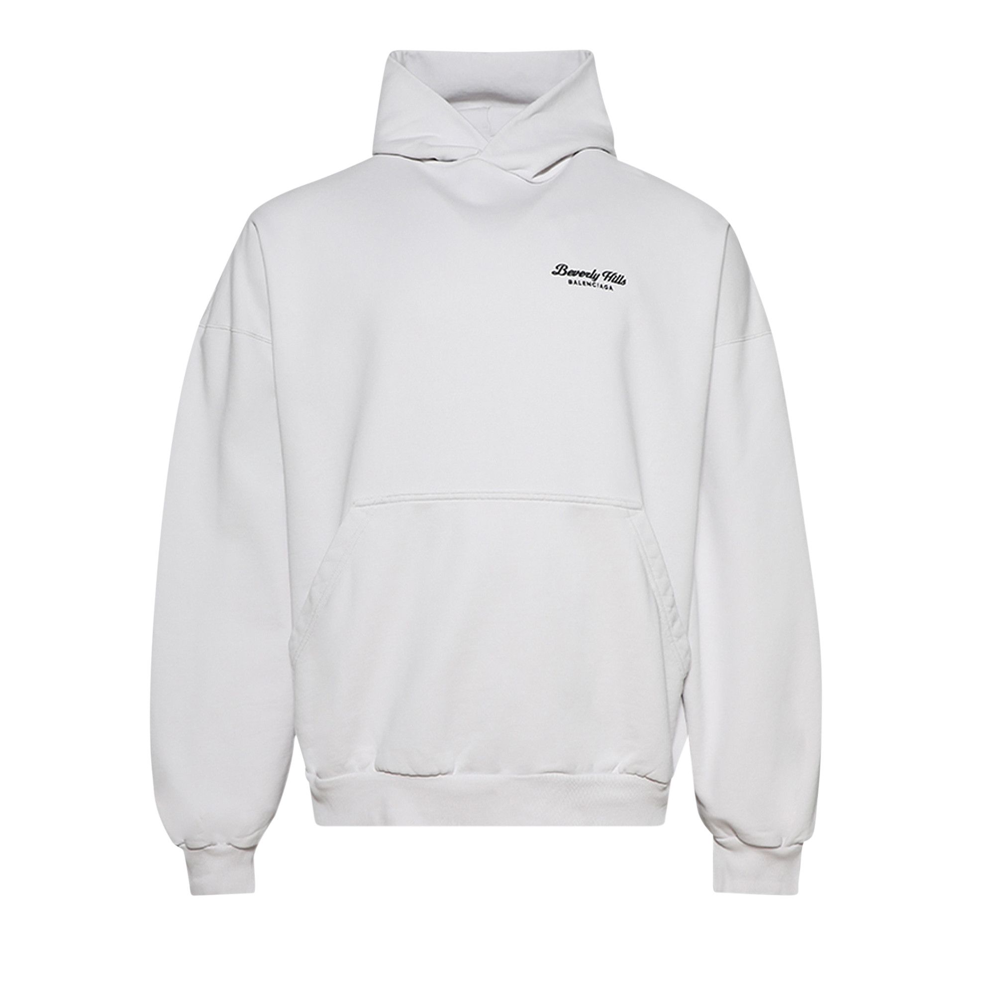 Buy Balenciaga Beverly Hills Oversized Hoodie 'Off White/Black