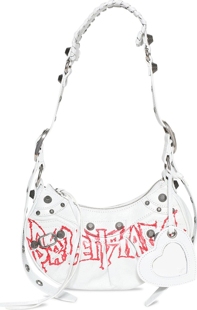 Balenciaga Le Cagole Shoulder Bag Optic White