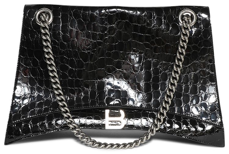 Balenciaga Crush Chain Bag Black