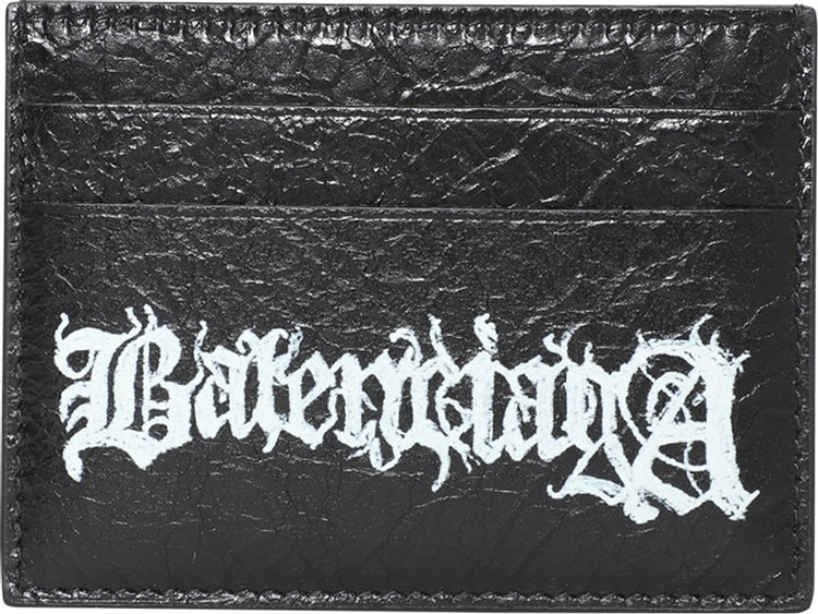 Balenciaga Sign Card Holder BlackWhite