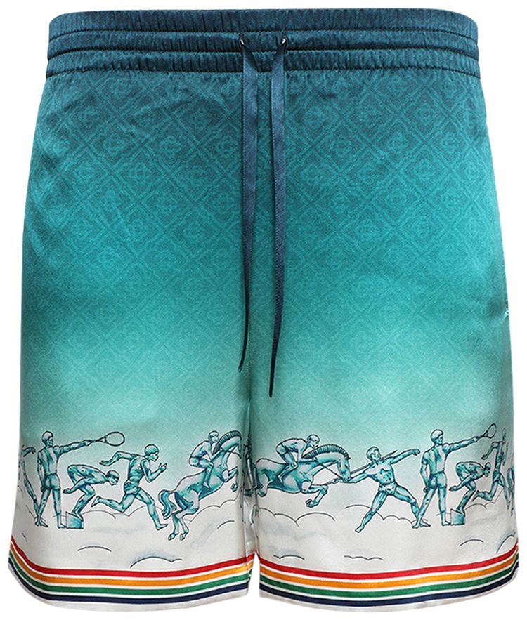Casablanca Drawstring Shorts La Deesse Du Stade