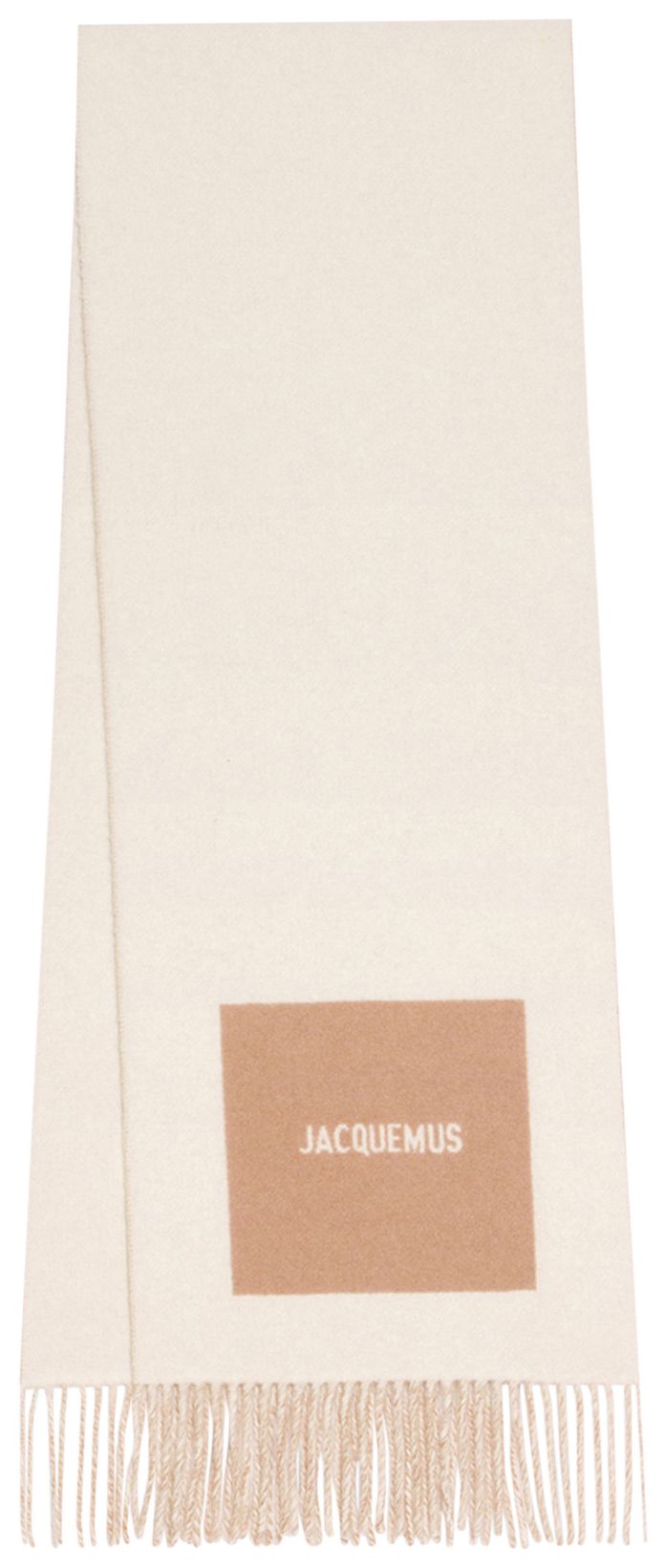 Jacquemus Rond Carre Scarf MulticolorBeige