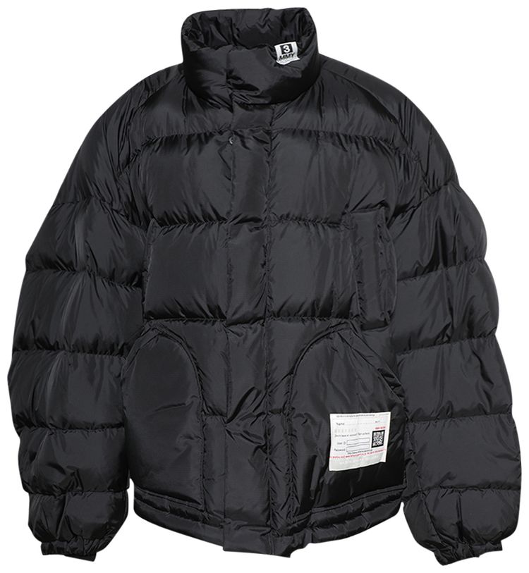 Maison Mihara Yasuhiro Oversized Puffer Jacket Black