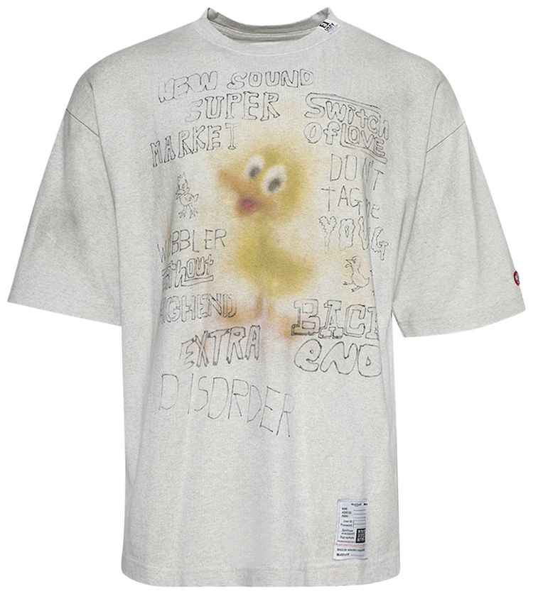 Maison Mihara Yasuhiro Distressed Tee Grey