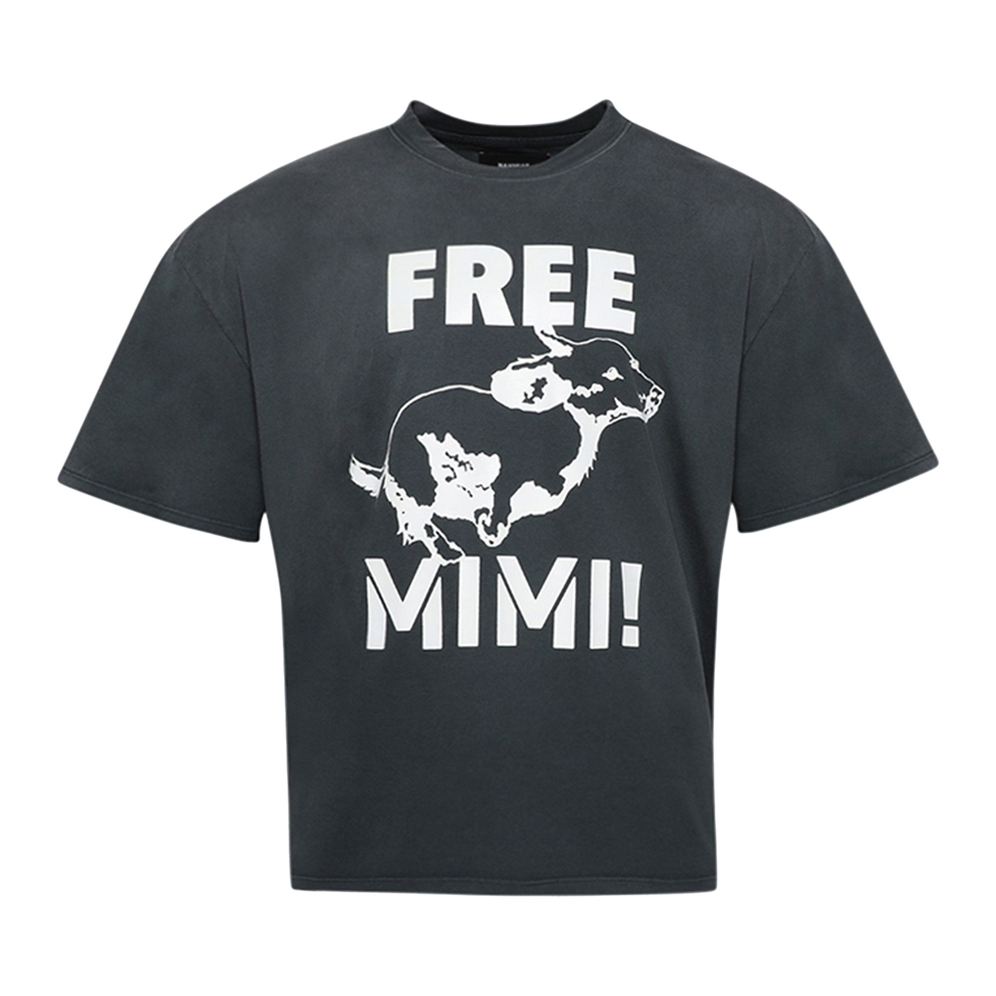 Buy Nahmias Free Mimi T-Shirt 'Worn Black' - Y10 T9B20 023 WORN