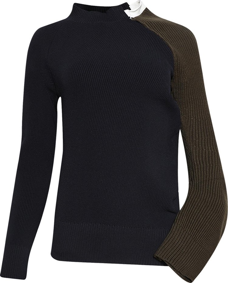 Sacai Knit Sweater NavyKhaki