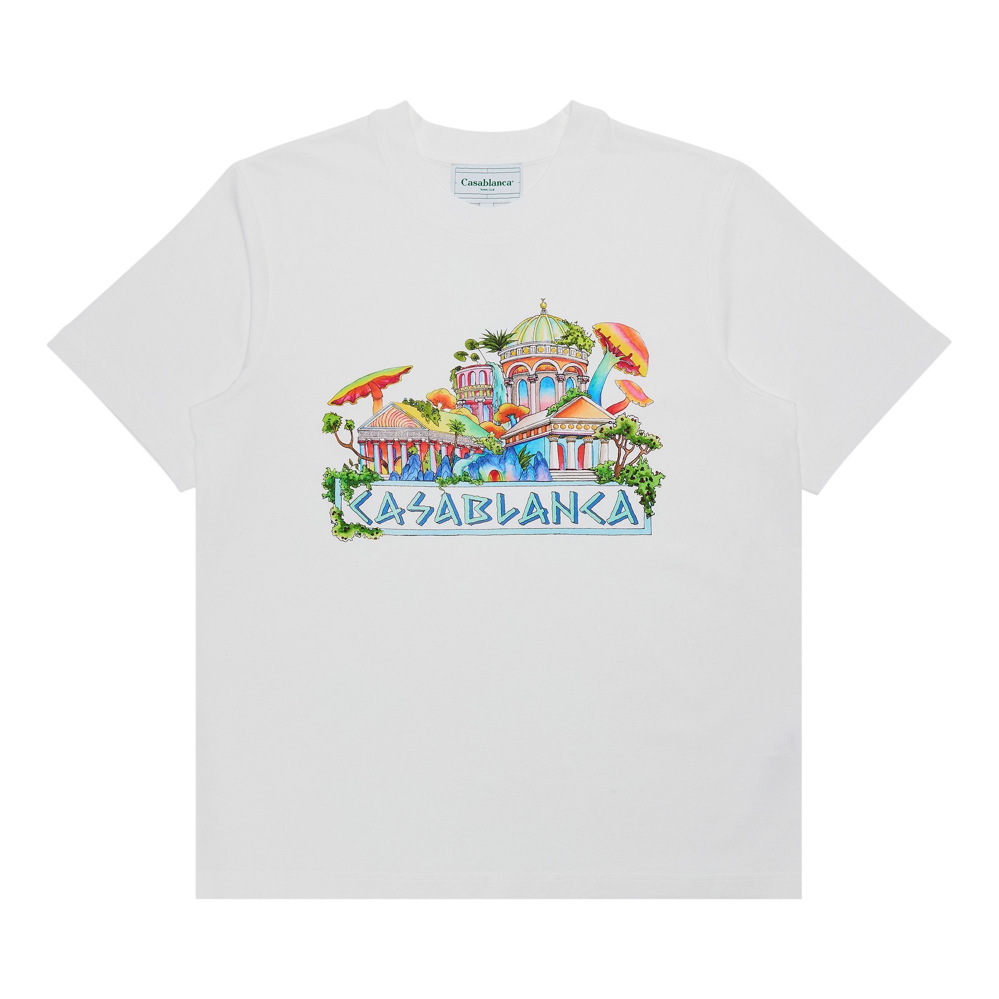 Buy Casablanca The Road To Knowledge Printed T-Shirt 'White
