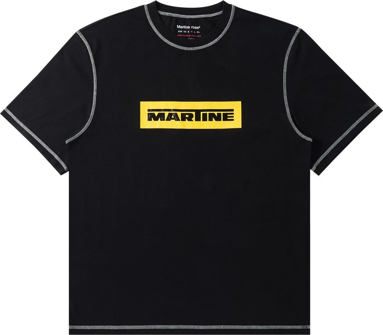 Martine Rose Pirelli Classic T Shirt Black