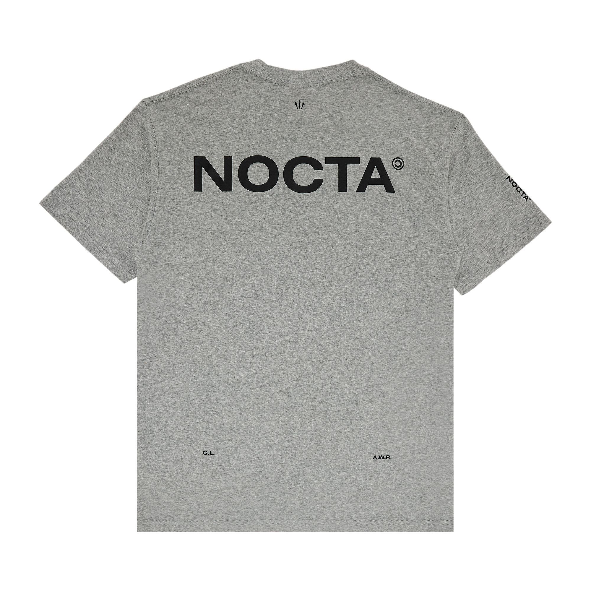 Buy Nike NOCTA Graphic Tee 'Grey' - FN7663 063 | GOAT