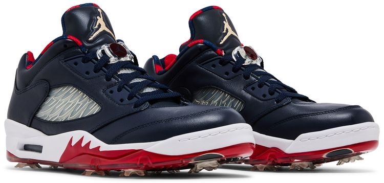 Air Jordan 5 Low Golf Obsidian Red