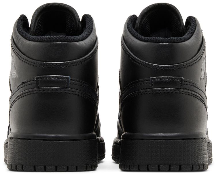 Air Jordan 1 Mid GS Triple Black 2022