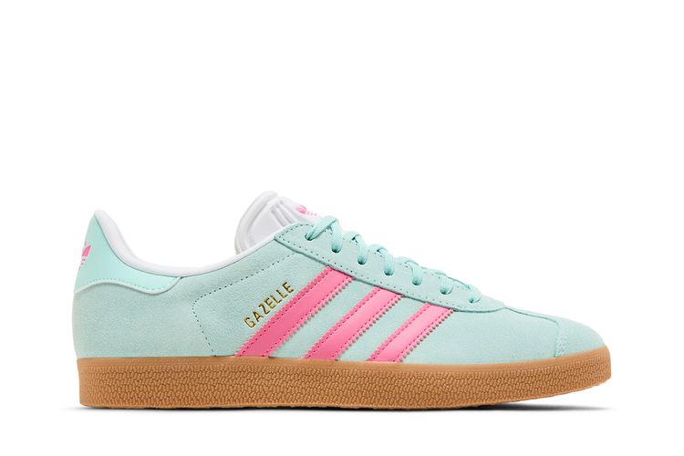 adidas gazelle silver green womens Adidas x Bad Bunny Gazelle Indoor Shoes  Extra Butter