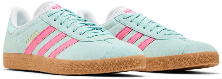 Adidas Wmns Gazelle Semi Flash Aqua Lucid Pink