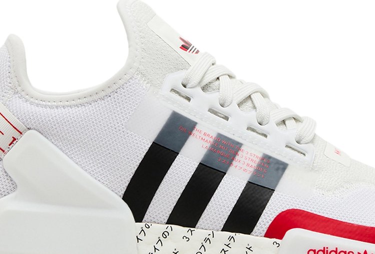 NMD R1 V2 Japanese Print   White Red