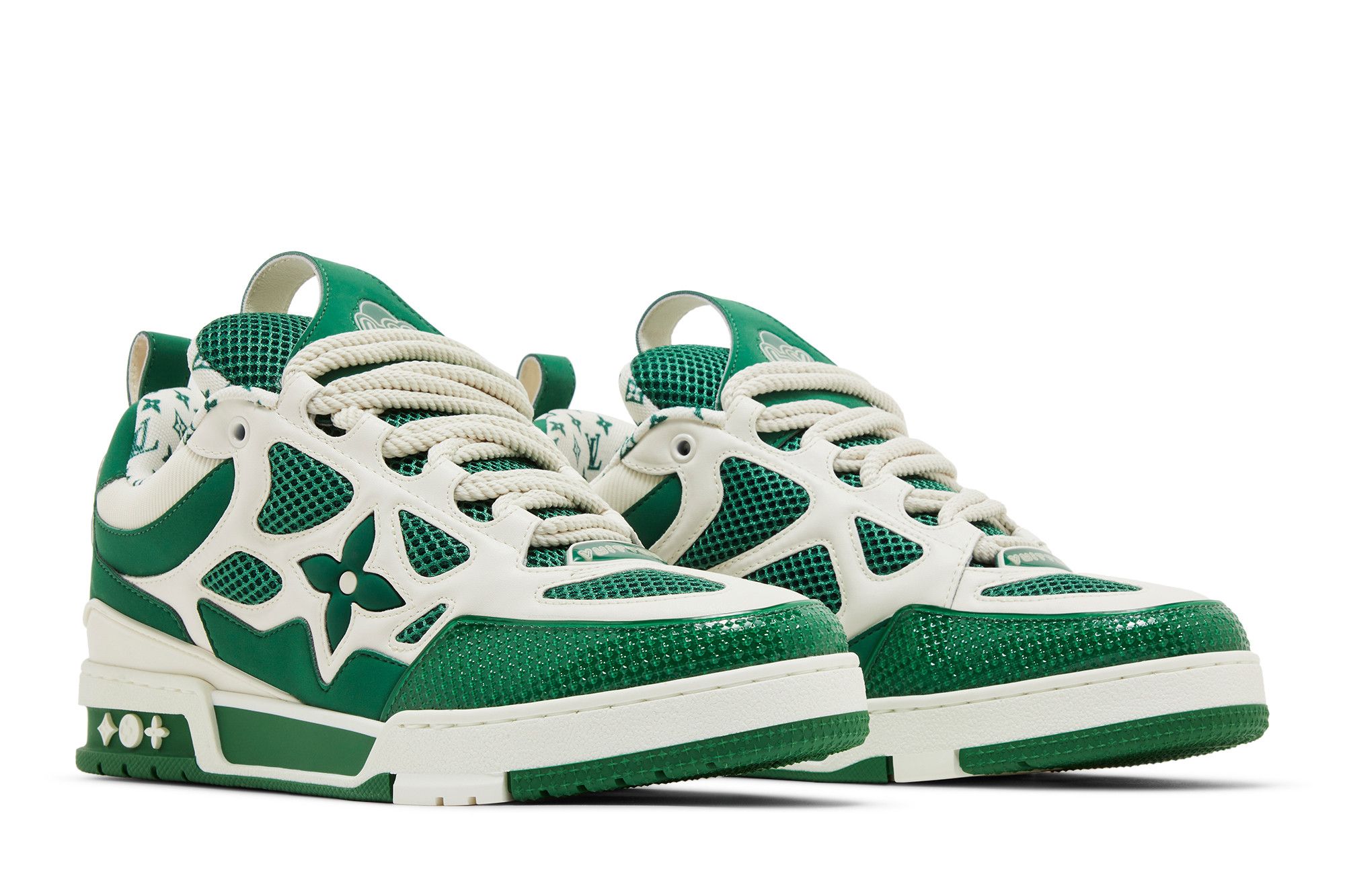 louis vuitton green sneakers