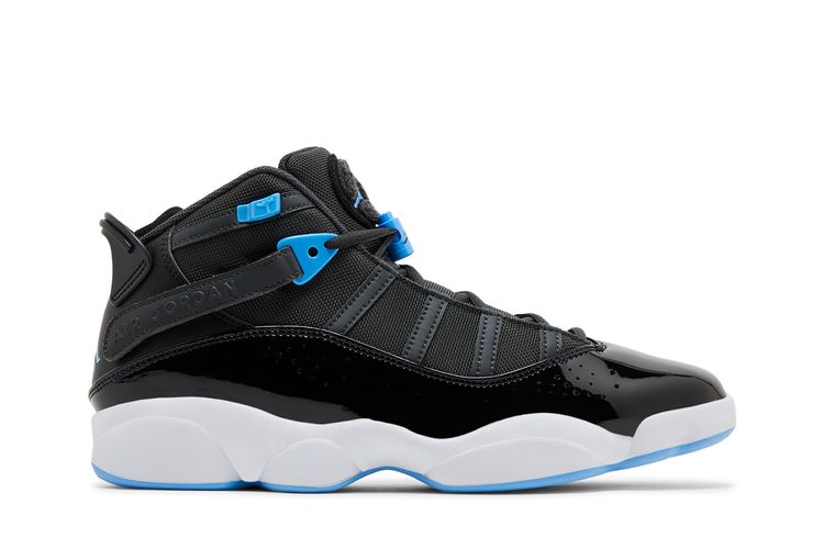 jordan 6 rings black blue yellow