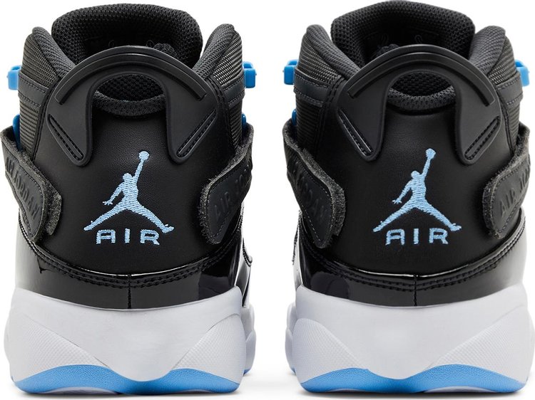 Jordan 6 Rings Black University Blue