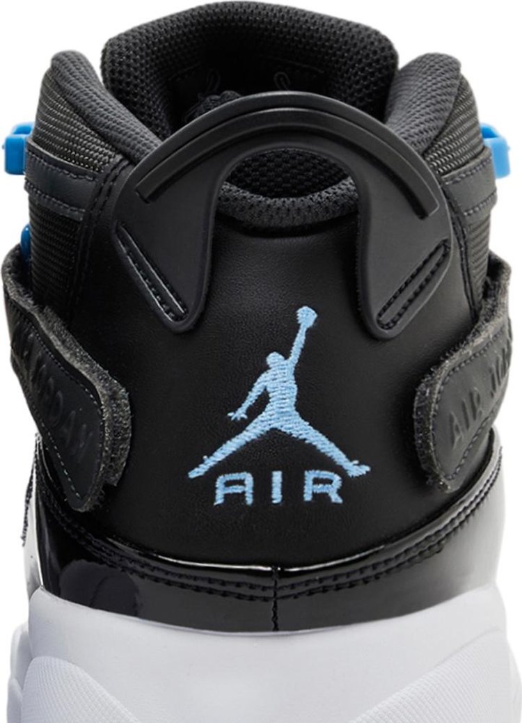 Jordan 6 Rings Black University Blue