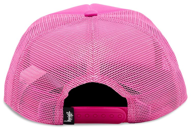 Stussy Big Basic Trucker Cap Hot Pink
