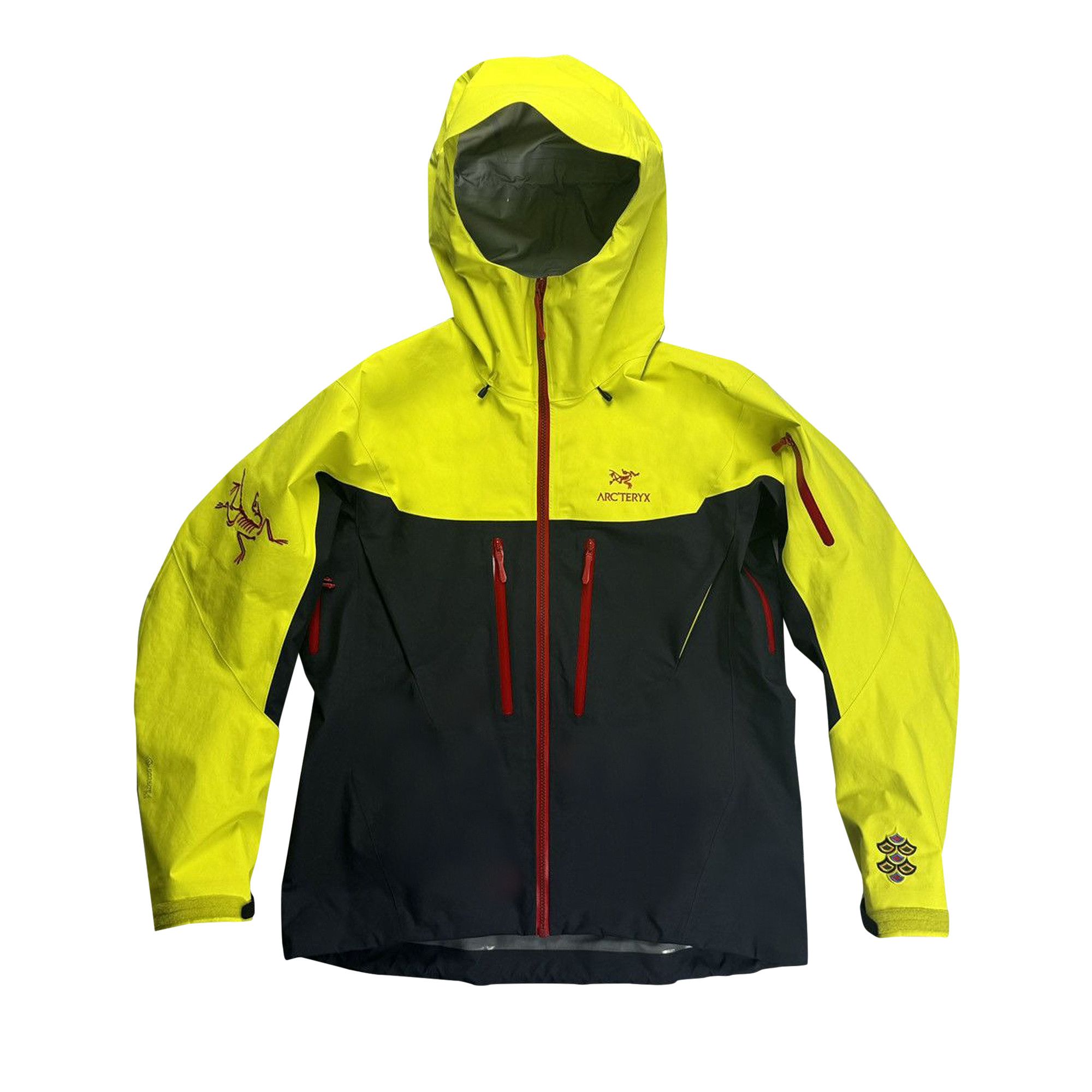 Arcteryx jacket yellow on sale