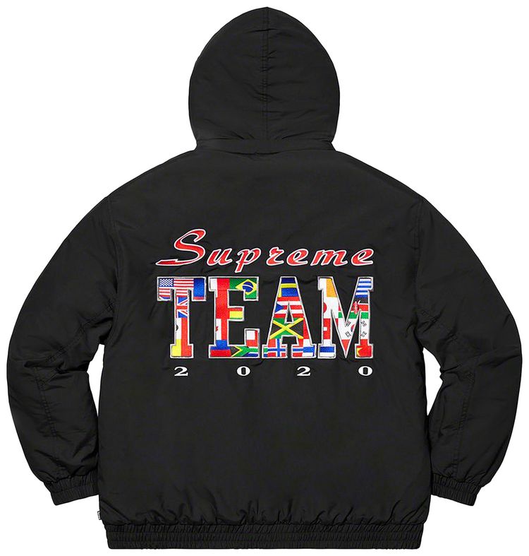 Supreme Team Puffy Jacket Black