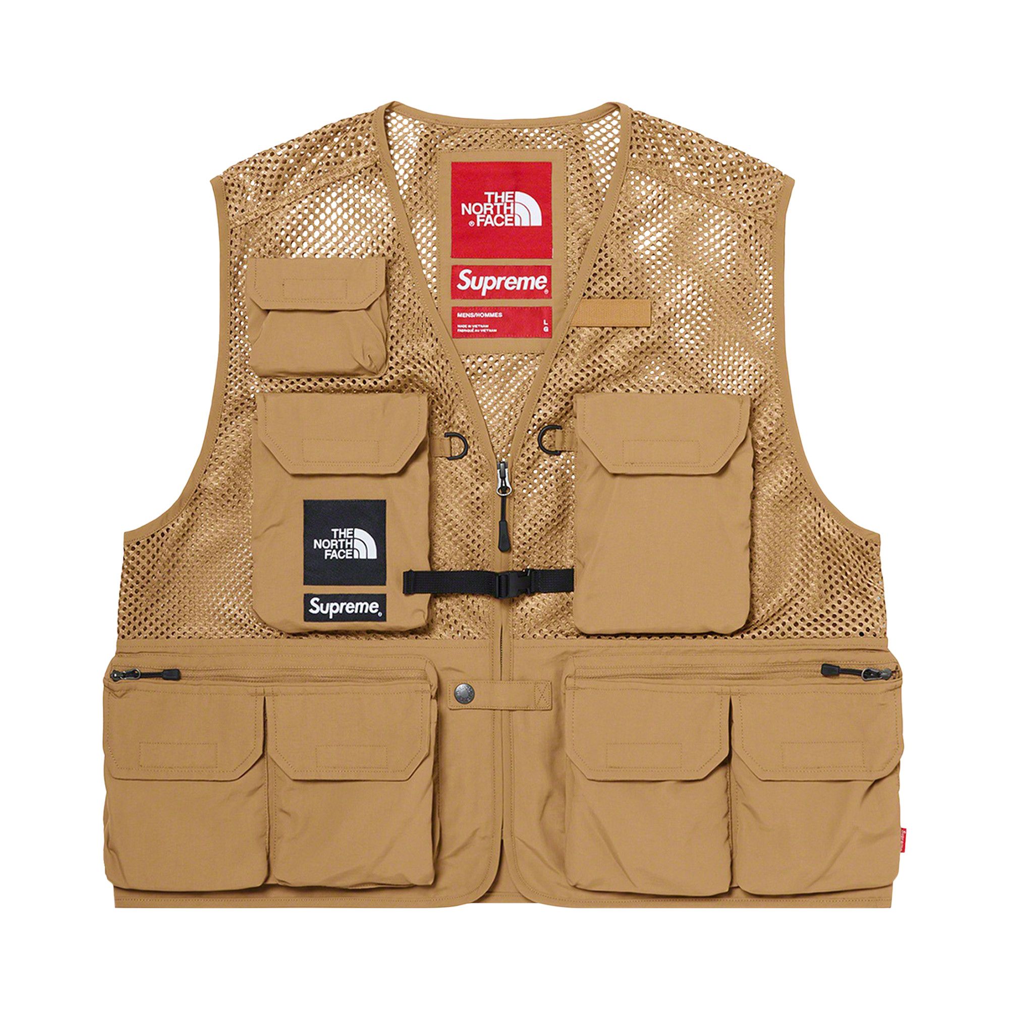 Size l Supreme x The North Face Cargo Vest 'Gold'