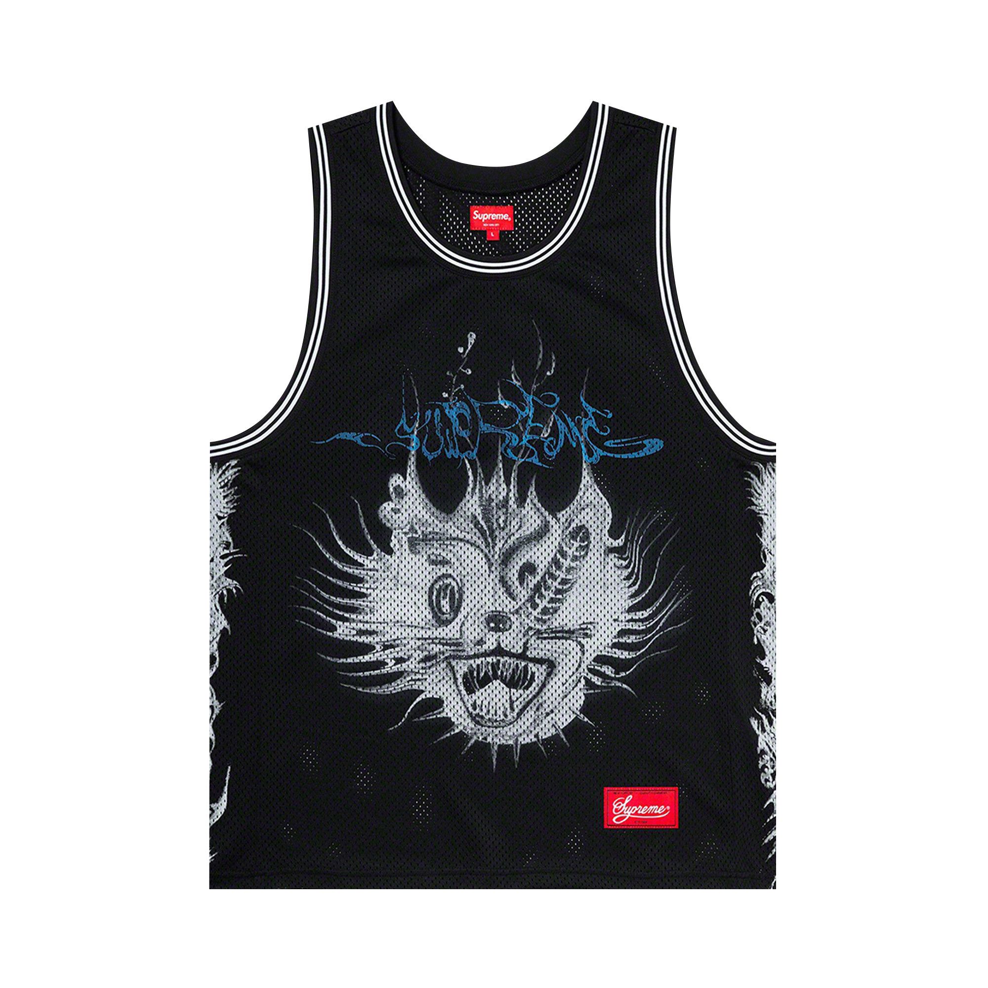 Size xl Supreme Animal Basketball Jersey 'Black'