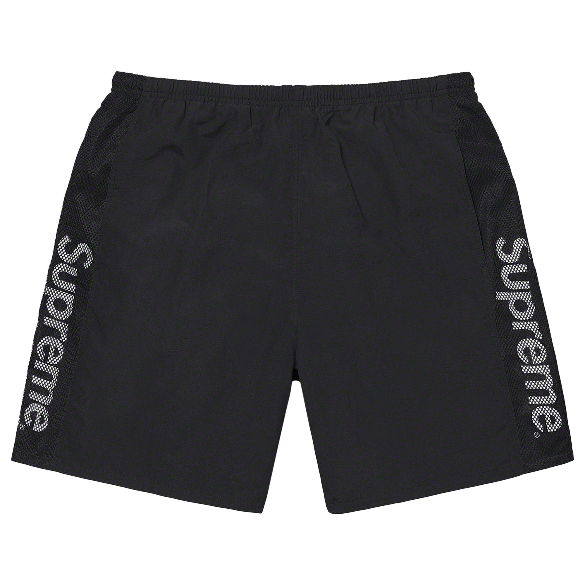 Buy Supreme Mesh Panel Water Short 'Black' - SS20SH19 BLACK | GOAT