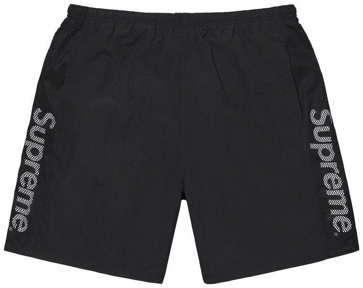 Supreme Mesh Panel Water Short Black