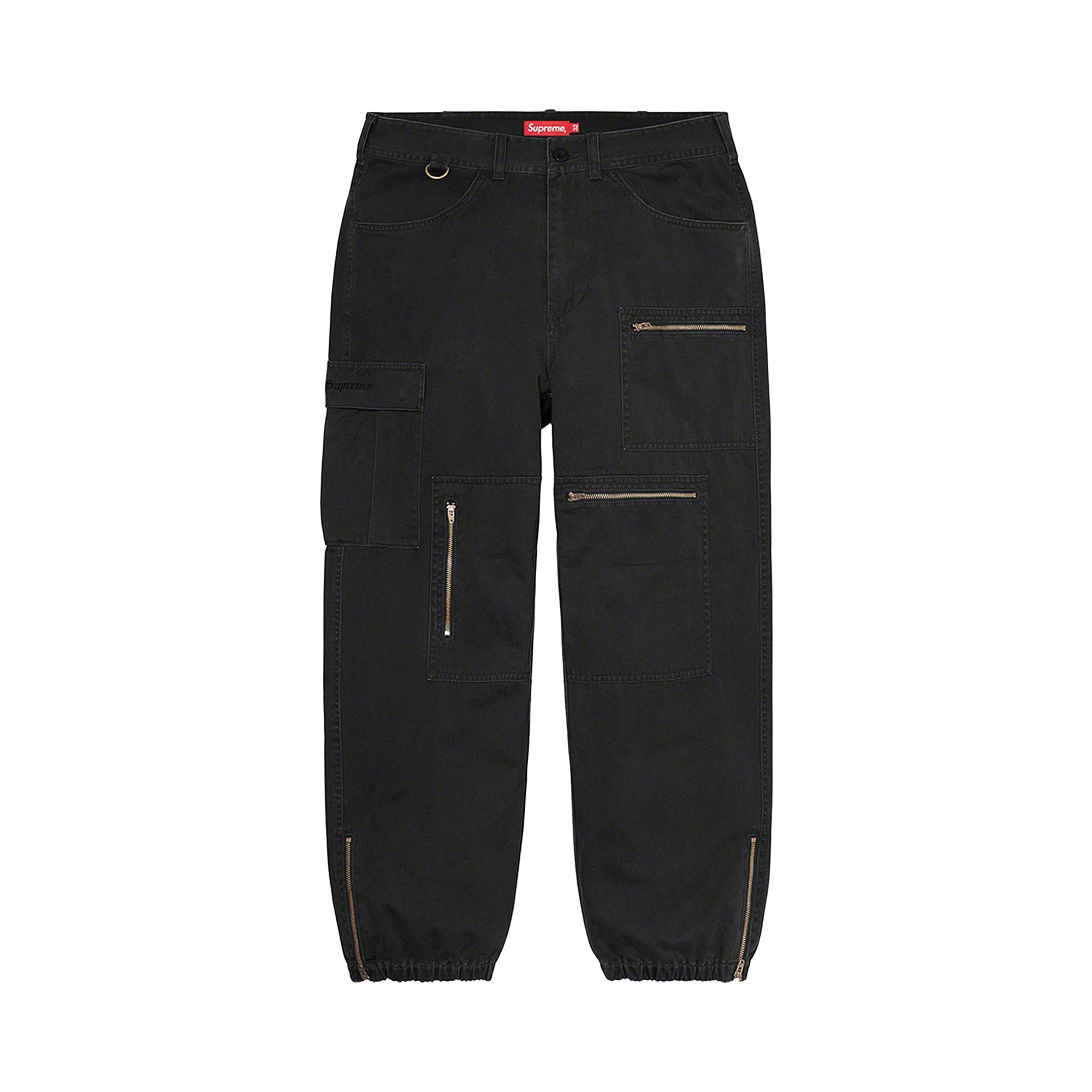 Buy Supreme Cargo Flight Pant 'Black' - SS21P22 BLACK | GOAT