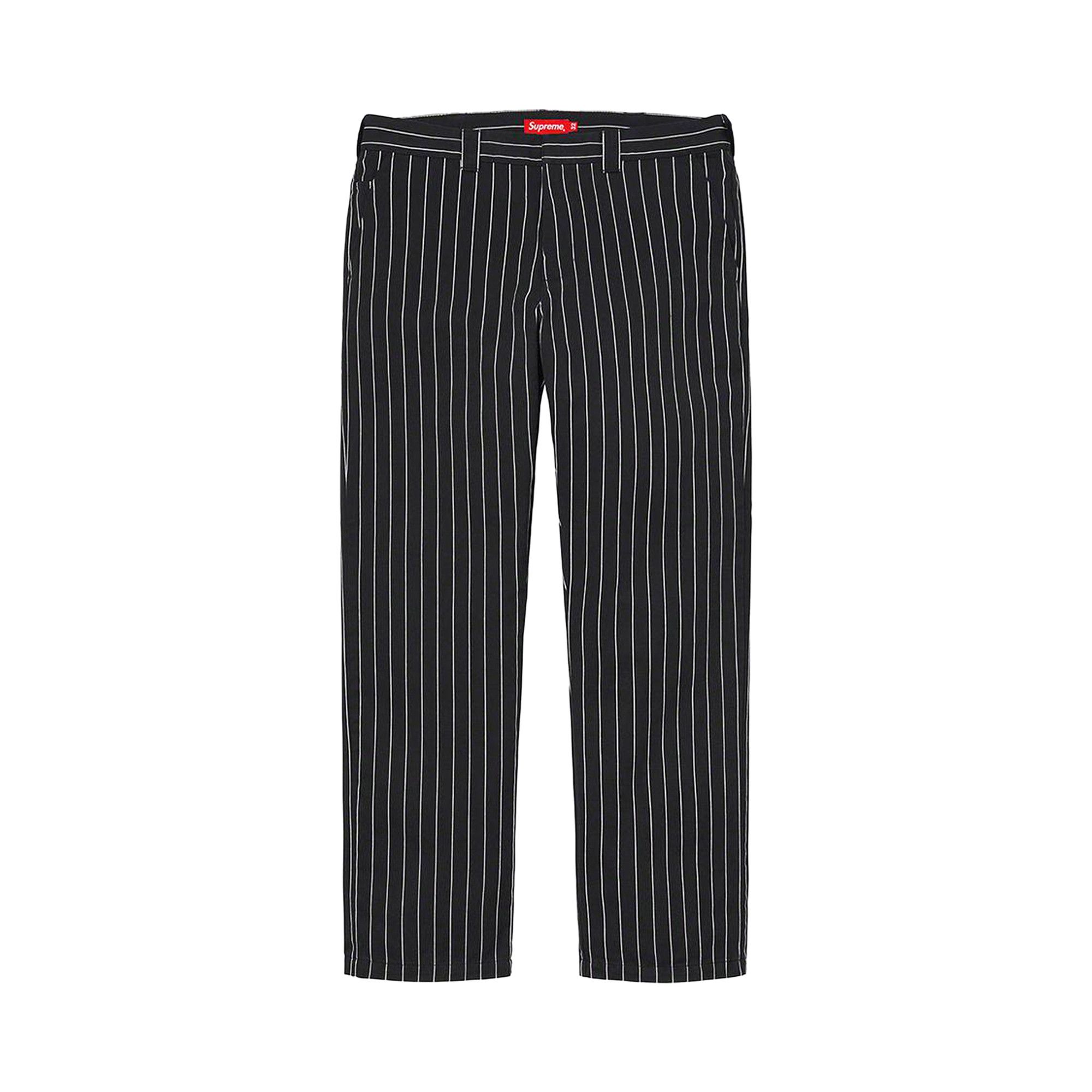 人気大割引 Buy Supreme Work Pant 'Black Stripe' - SS21P20 BLACK STRIPE パンツ