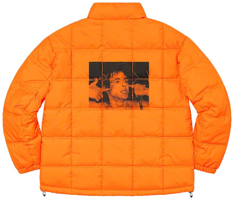 Supreme Iggy Pop Puffy Jacket Orange