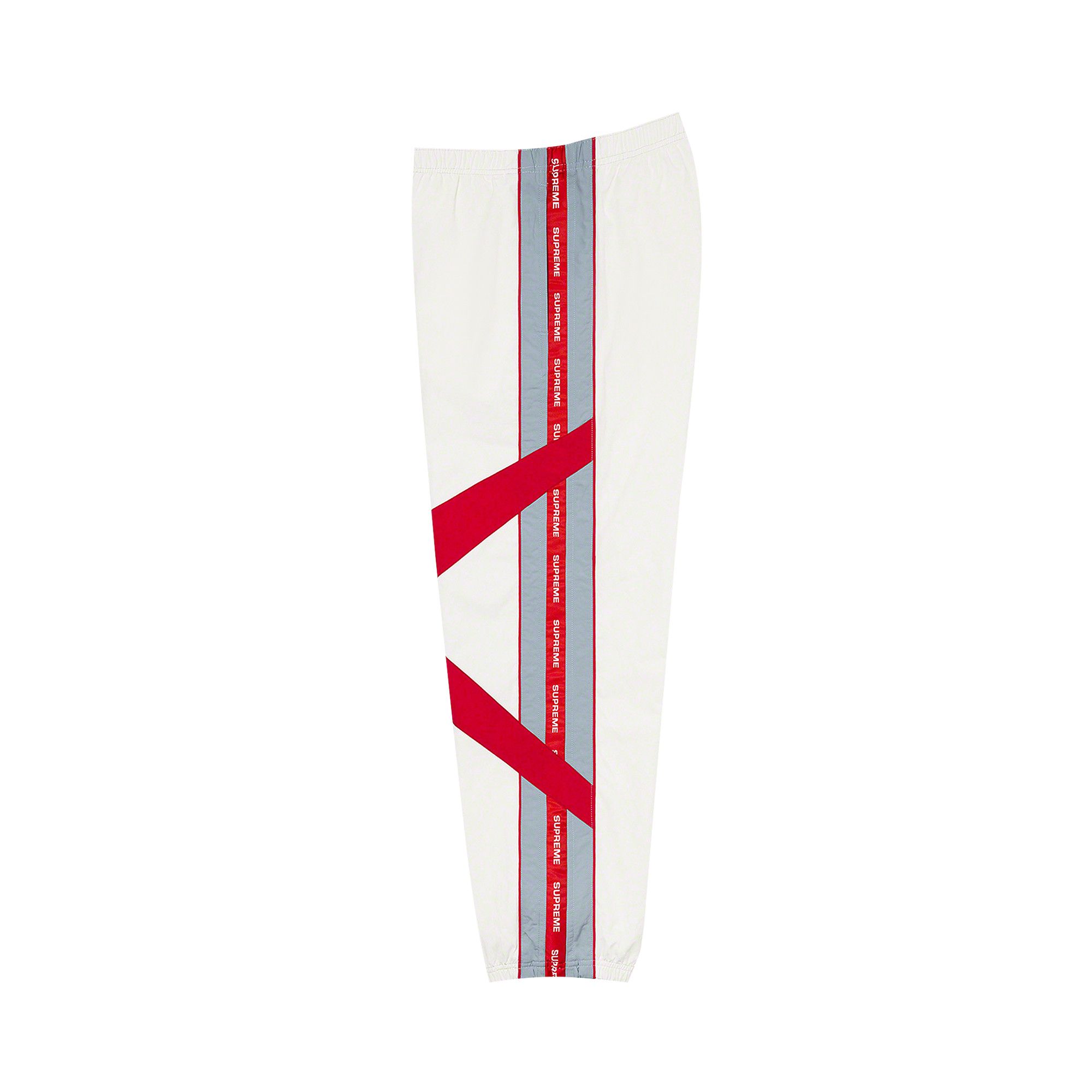 Buy Supreme Cross Paneled Track Pant 'White' - SS21P34 WHITE | GOAT