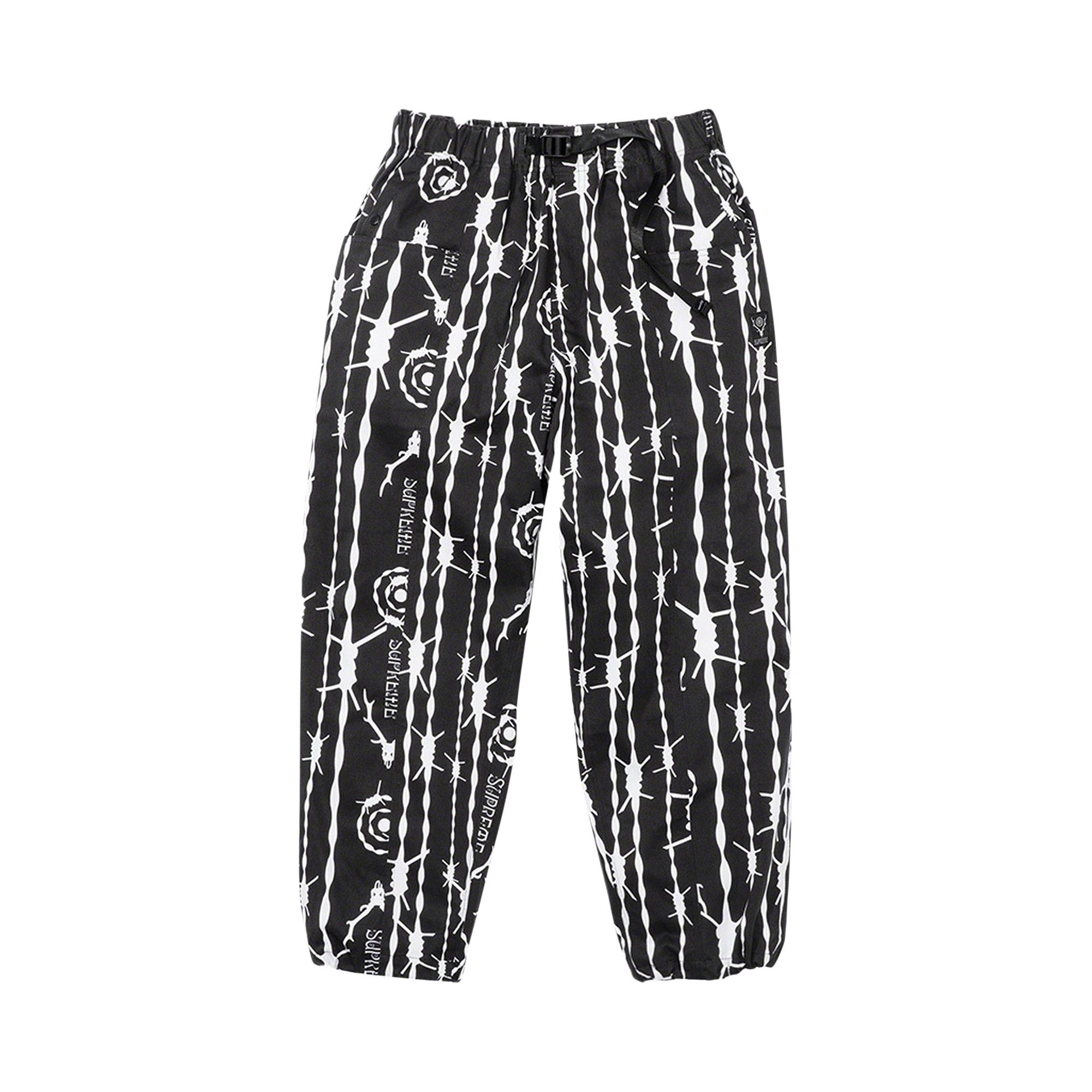 Buy Supreme x SOUTH2 WEST8 Belted Pant 'Black Pattern' - SS21P35