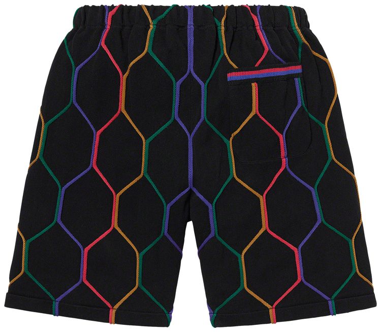 Supreme Hex Knit Short Black