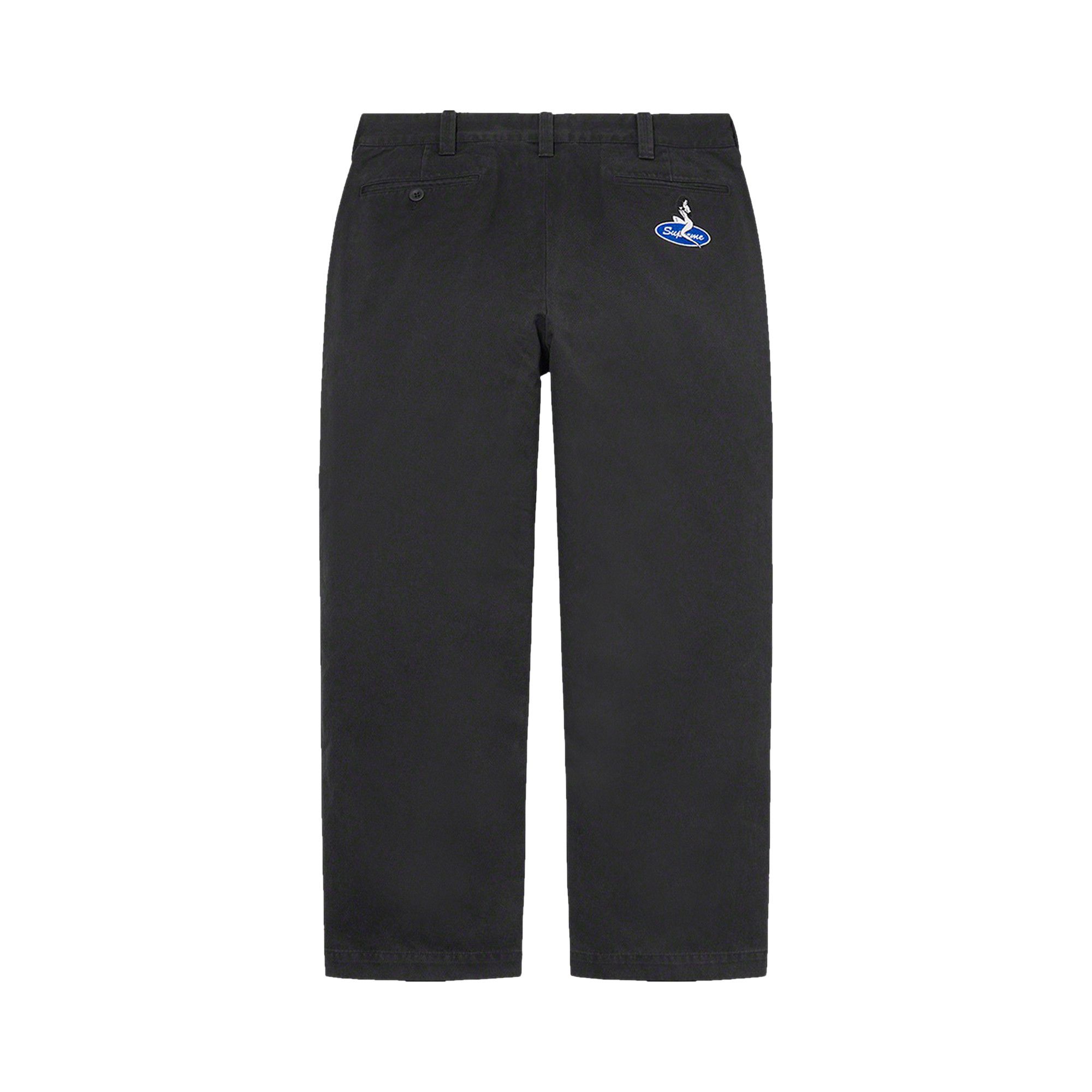 Buy Supreme Pin Up Chino Pant 'Black' - SS21P36 BLACK | GOAT UK
