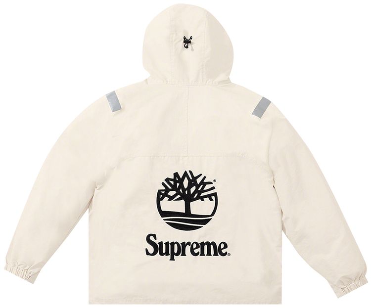 Supreme x Timberland Reflective Taping Anorak Stone