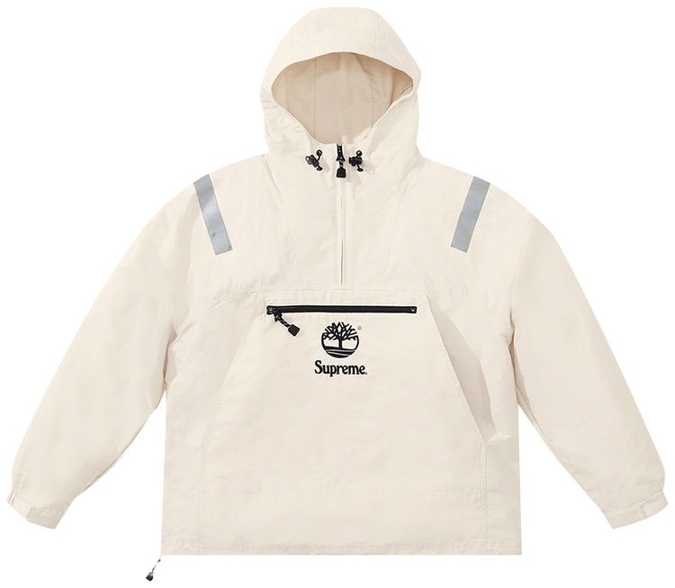 Supreme x Timberland Reflective Taping Anorak Stone
