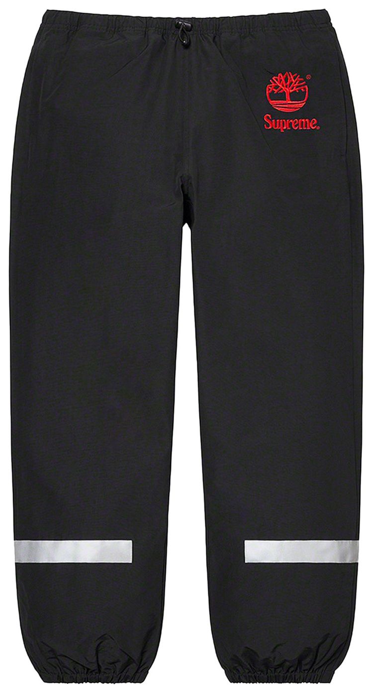 Supreme x Timberland Reflective Taping Track Pant Black