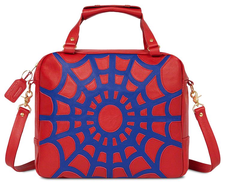 Supreme x Vanson Leathers Spider Web Bag Red