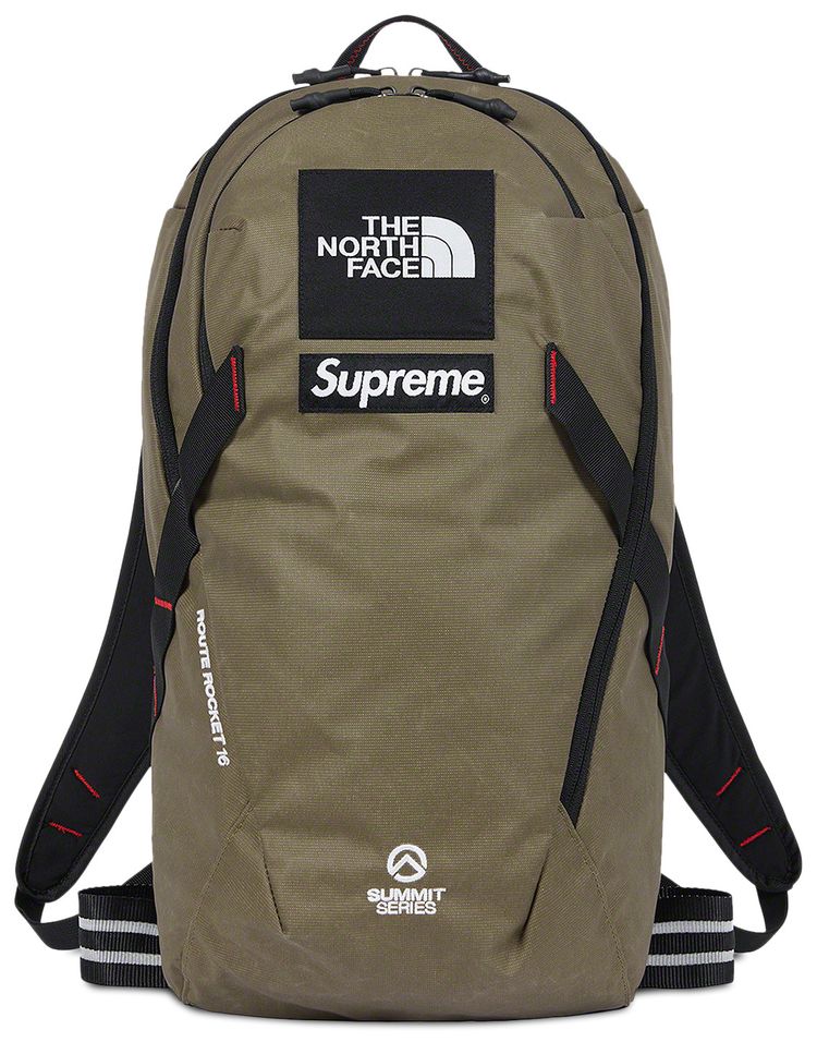 Supreme x The North Face Summit Series Outer Tape Seam Route Rocket Backpack Olive