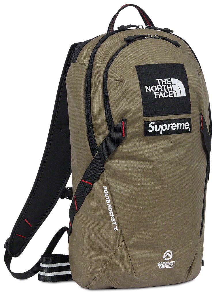Supreme x The North Face Summit Series Outer Tape Seam Route Rocket Backpack Olive