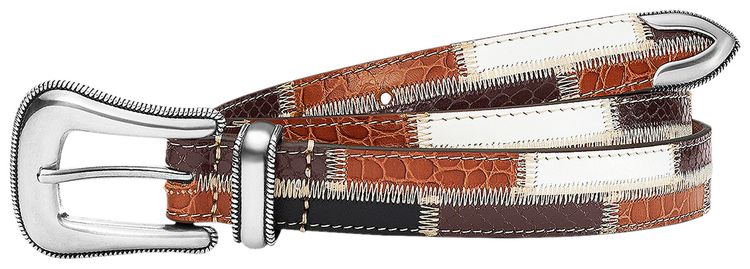 Supreme Patchwork Ranger Belt Natural