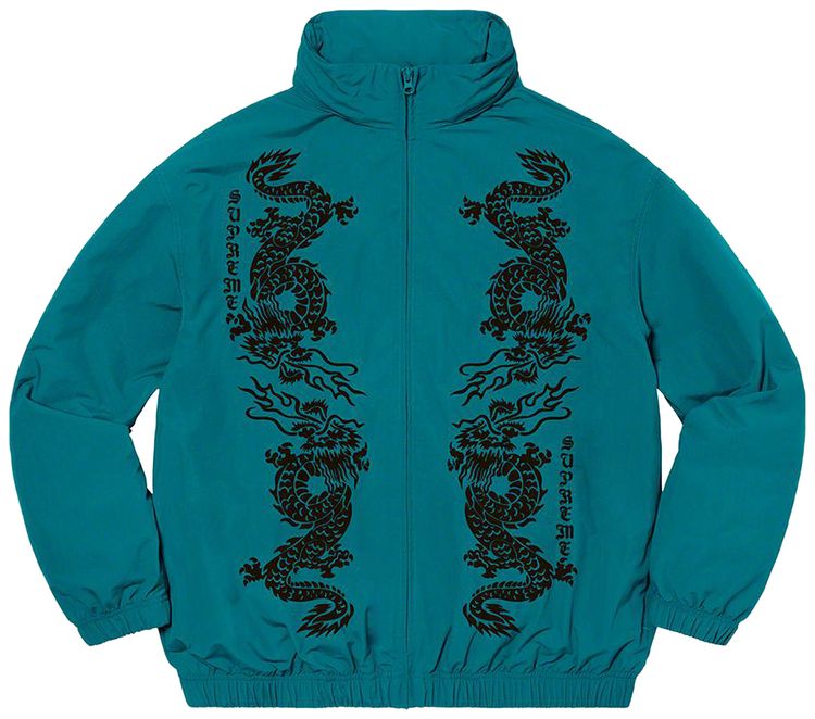 Supreme Dragon Track Jacket Teal