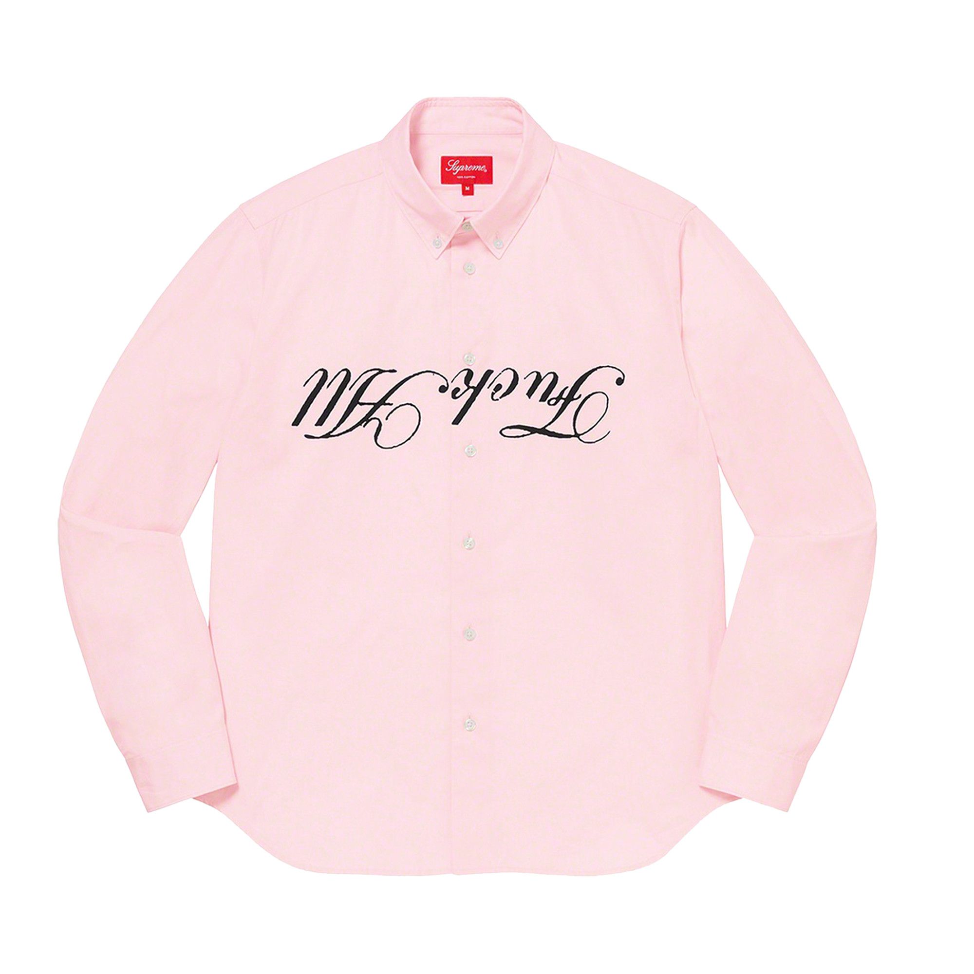 Buy Supreme x Jamie Reid Fuck All Shirt 'Light Pink' - SS21S69