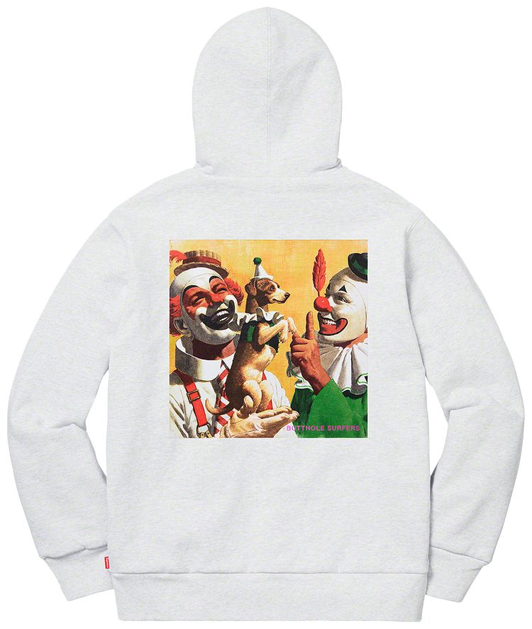 Supreme x Butthole Surfers Hooded Sweatshirt Ash Grey
