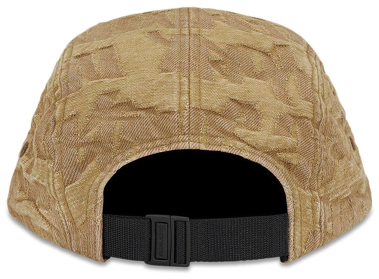 Supreme Fat Tip Jacquard Denim Camp Cap Olive