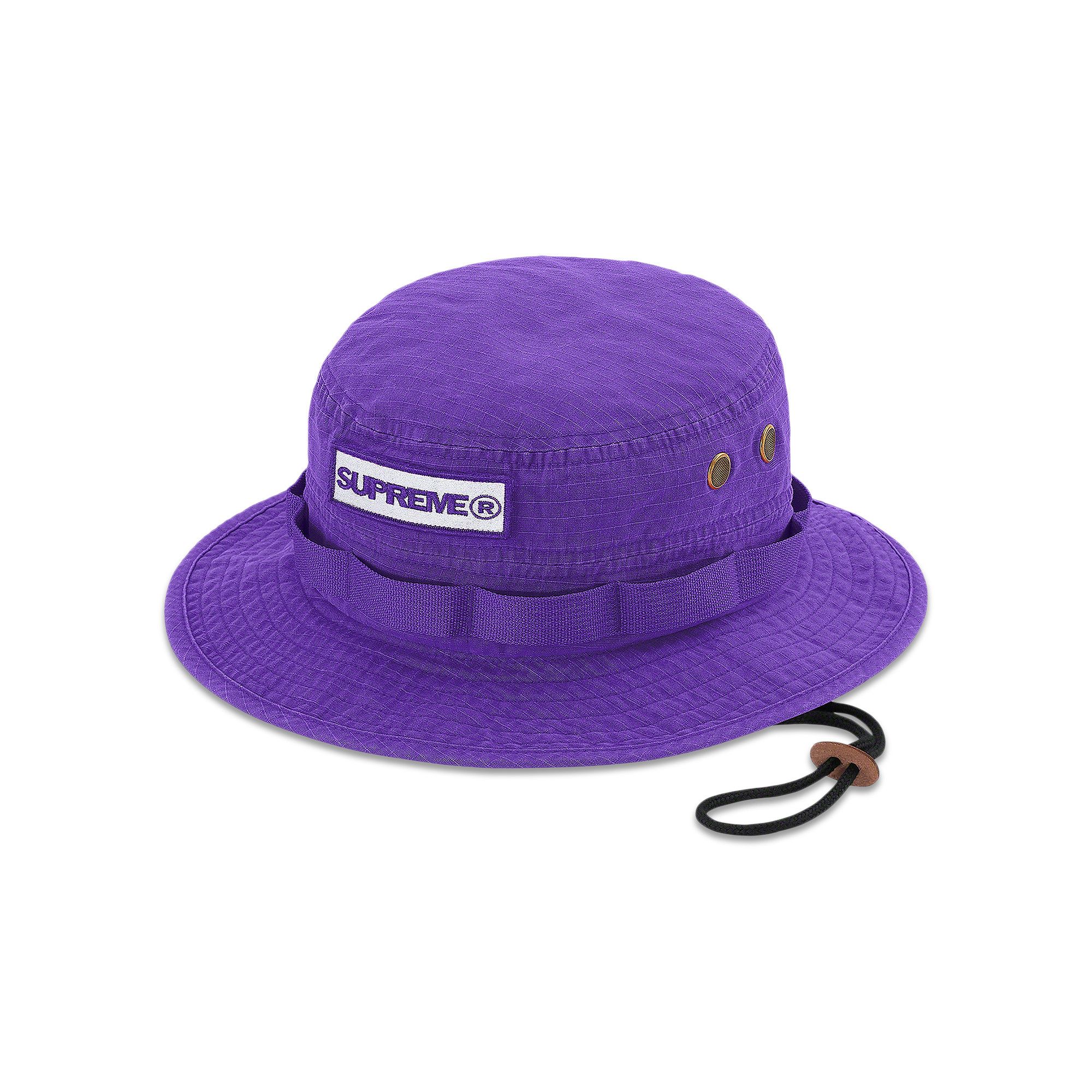Buy Supreme Reflective Patch Boonie 'Purple' - SS21H43 PURPLE | GOAT